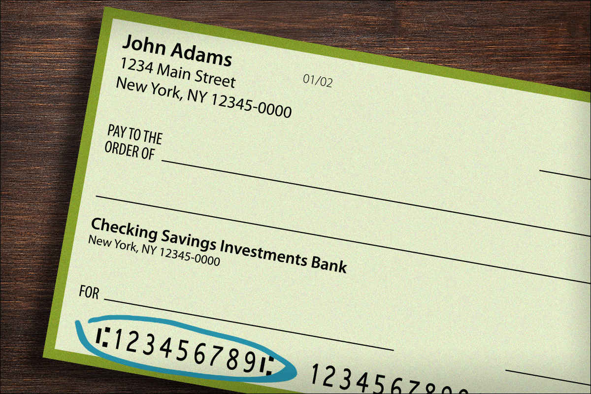 What Is a Bank Routing Number and Where Is It Found? - TheStreet