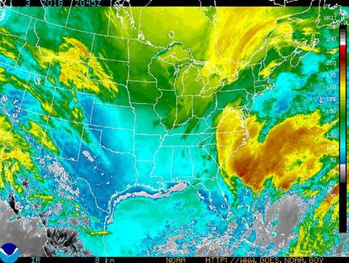 Advancing Storm Bringing High Winds, Heavy Snow to Northeast Thursday ...
