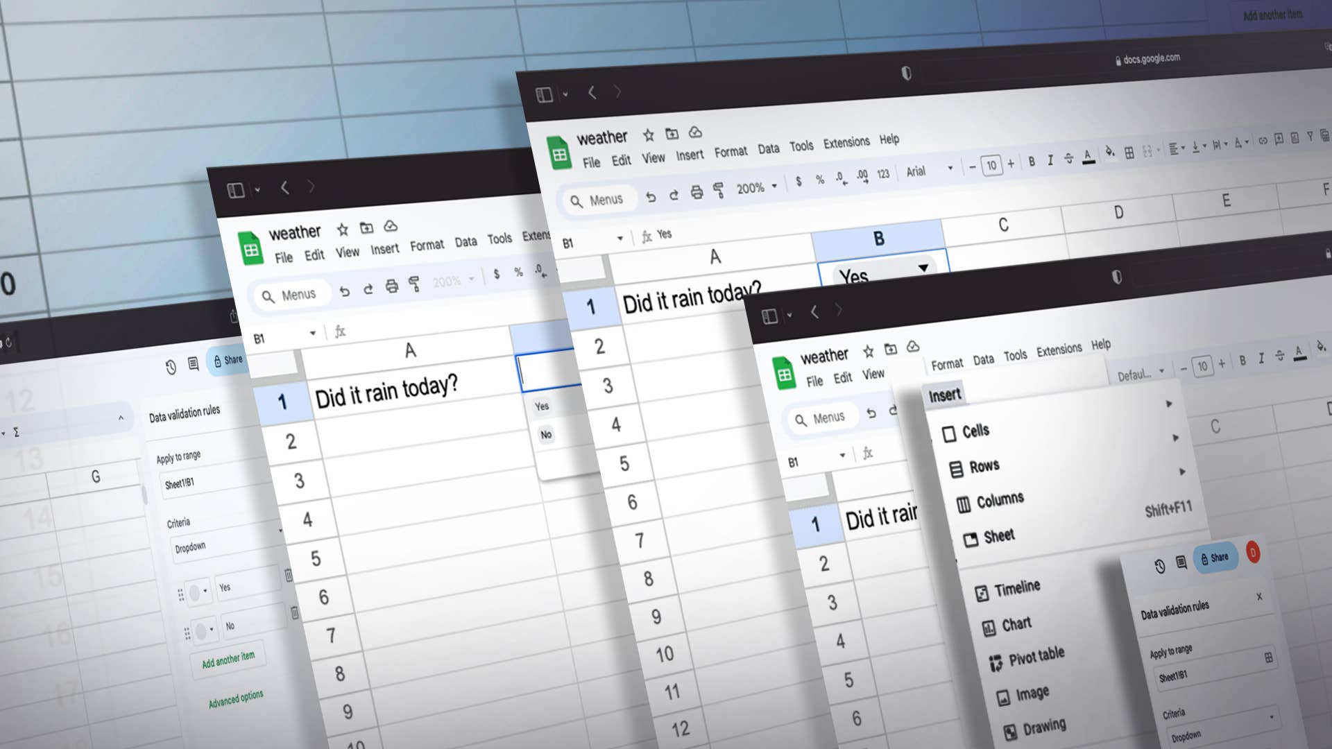 How to create an in-cell dropdown list on Google Sheets - TheStreet