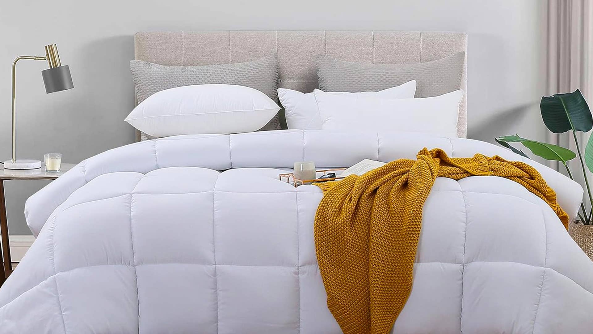 This down alternative queen comforter is just $22 at Amazon - TheStreet