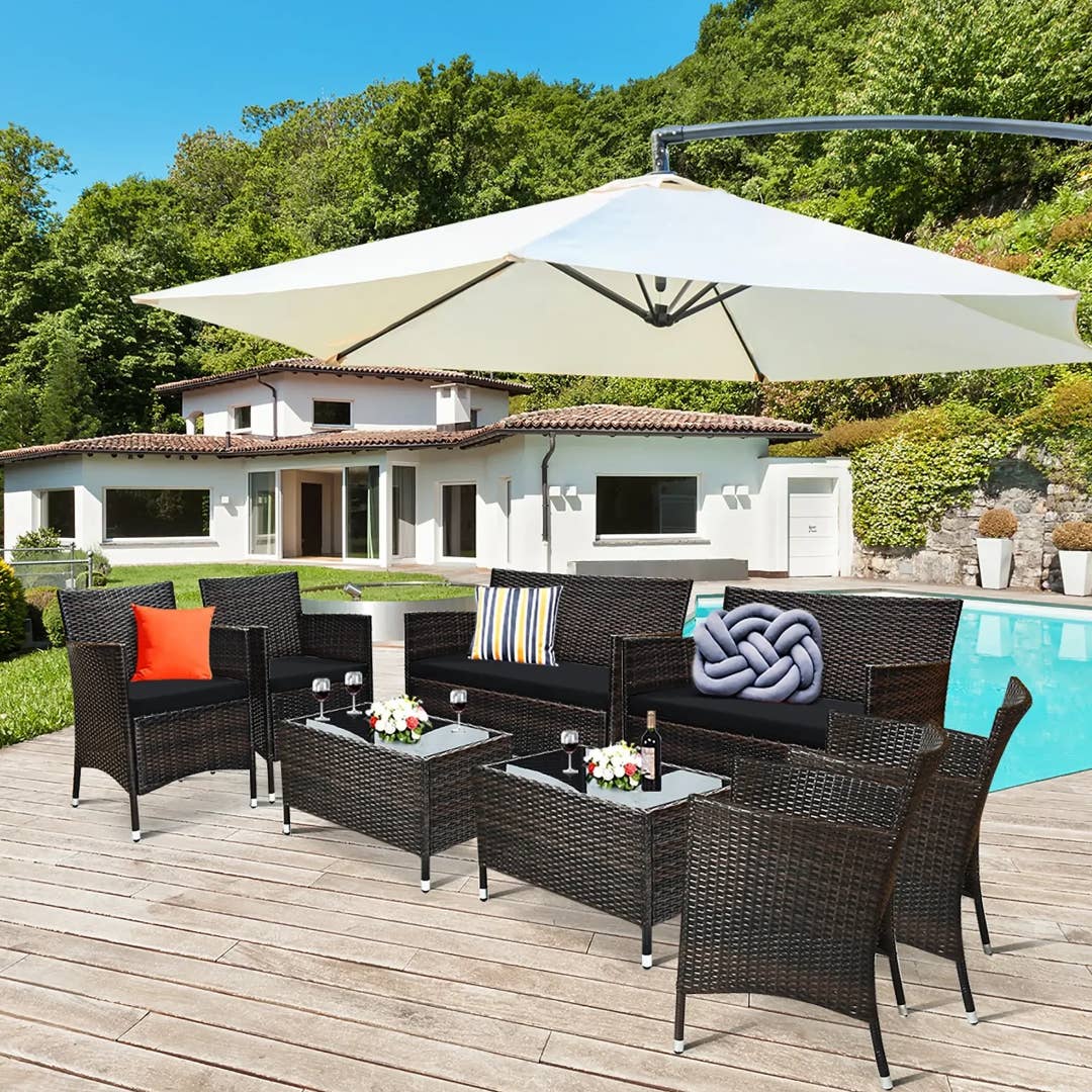 Walmart is selling a $689 rattan patio furniture set for $300 - TheStreet