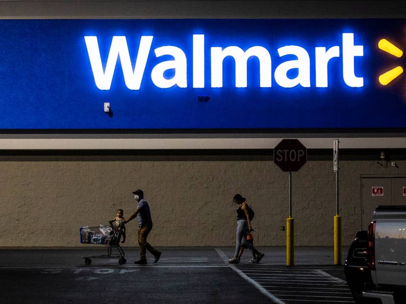 Walmart's $75 fire pit can be used as a table and a beverage tub