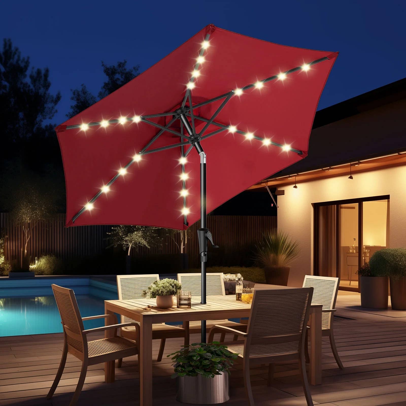 Walmart Is Selling A 164 Lighted Patio Umbrella For 48 TheStreet walmart-is-selling-a-164-lighted-patio-umbrella-for-48-thestreet