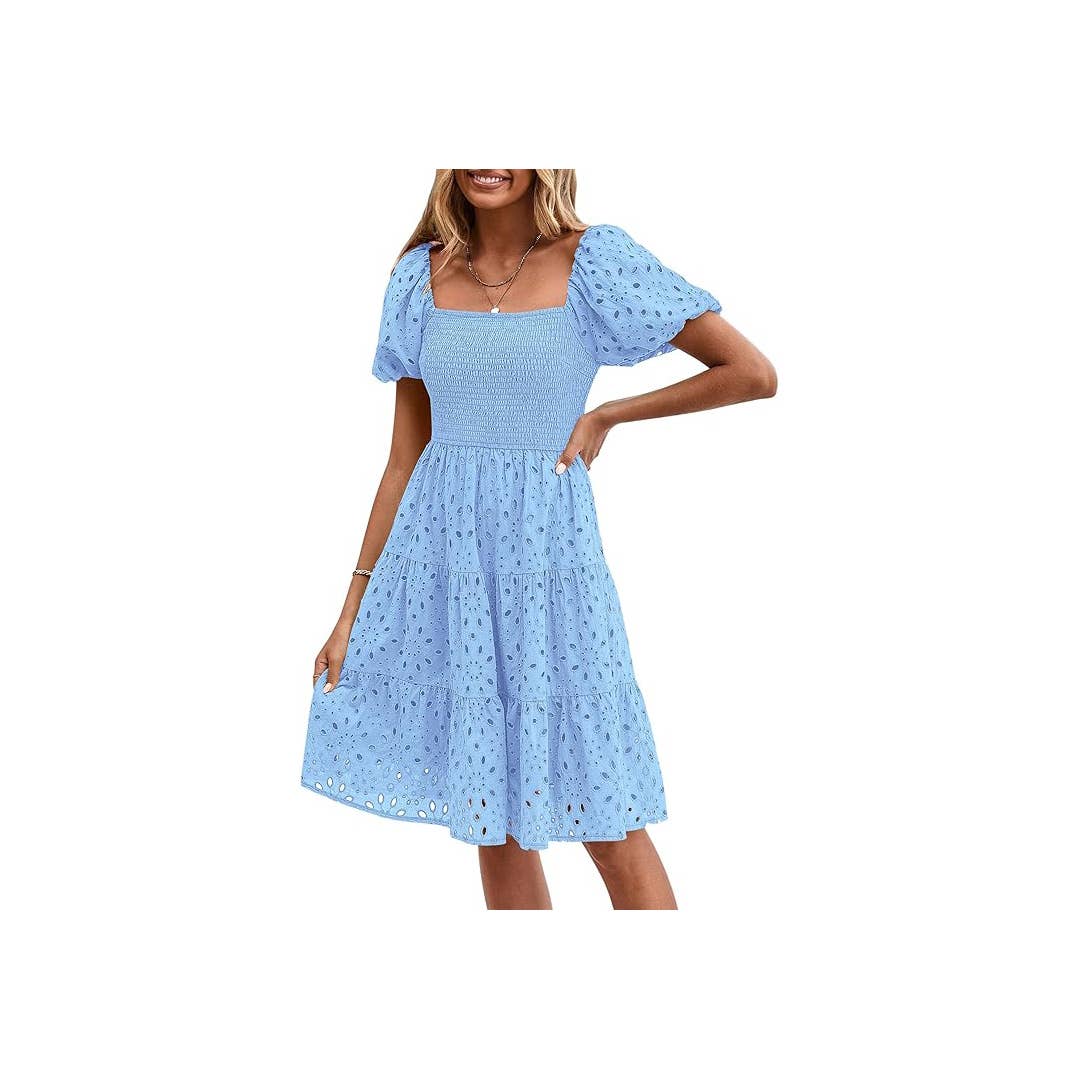 amazon mini summer dresses is selling a $50 dress for $30 Kid Size:150 (9-10 Years) just the way you Mini jacquard knit dress 30_off