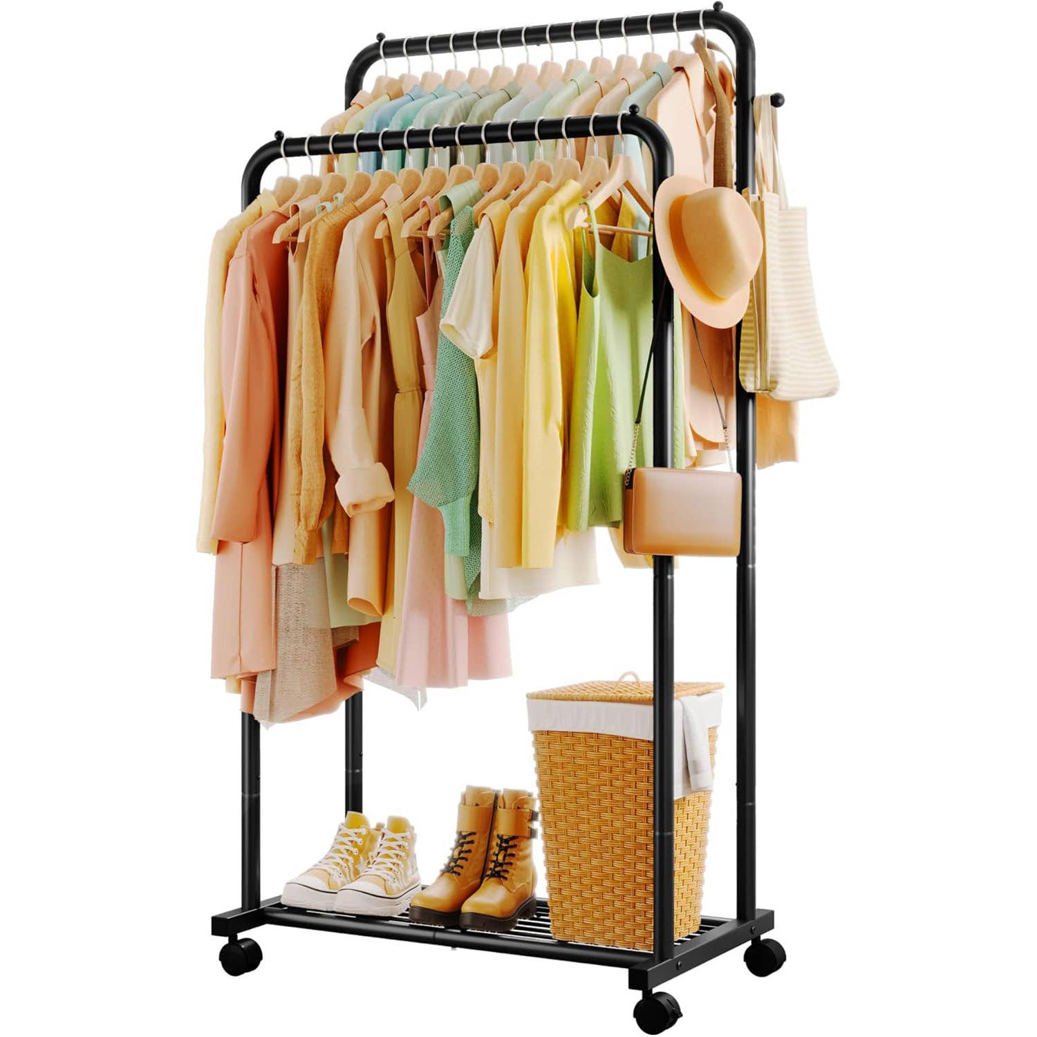 Amazon is selling a $50 rolling clothes rack for just $24 - TheStreet