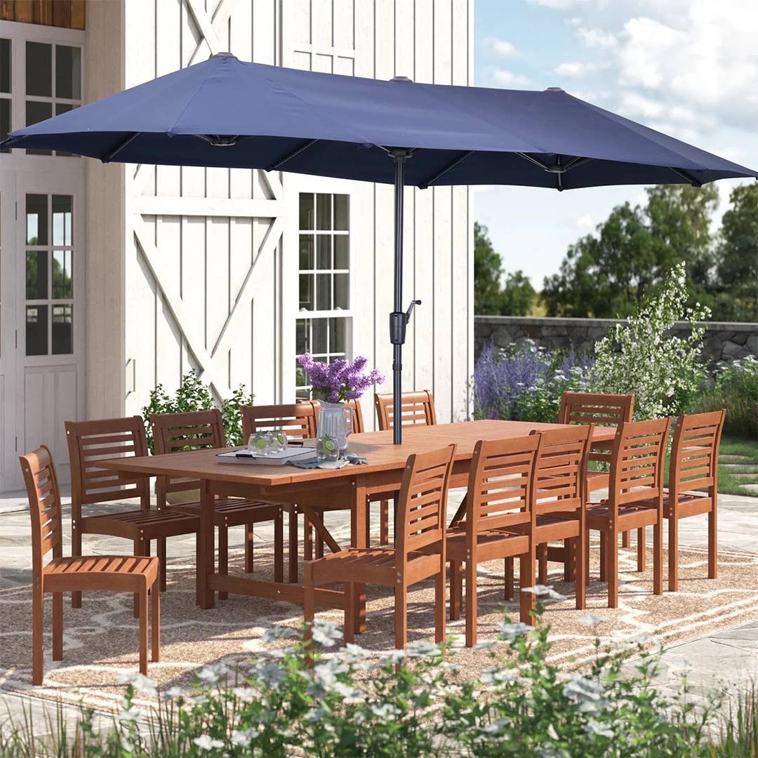 4-6 foot patio umbrellas Rectangular Outdoor Umbrella 6.6x10 UVProtected WineRed or any other outdoor activity Patio Umbrella Replacement Canopy 9