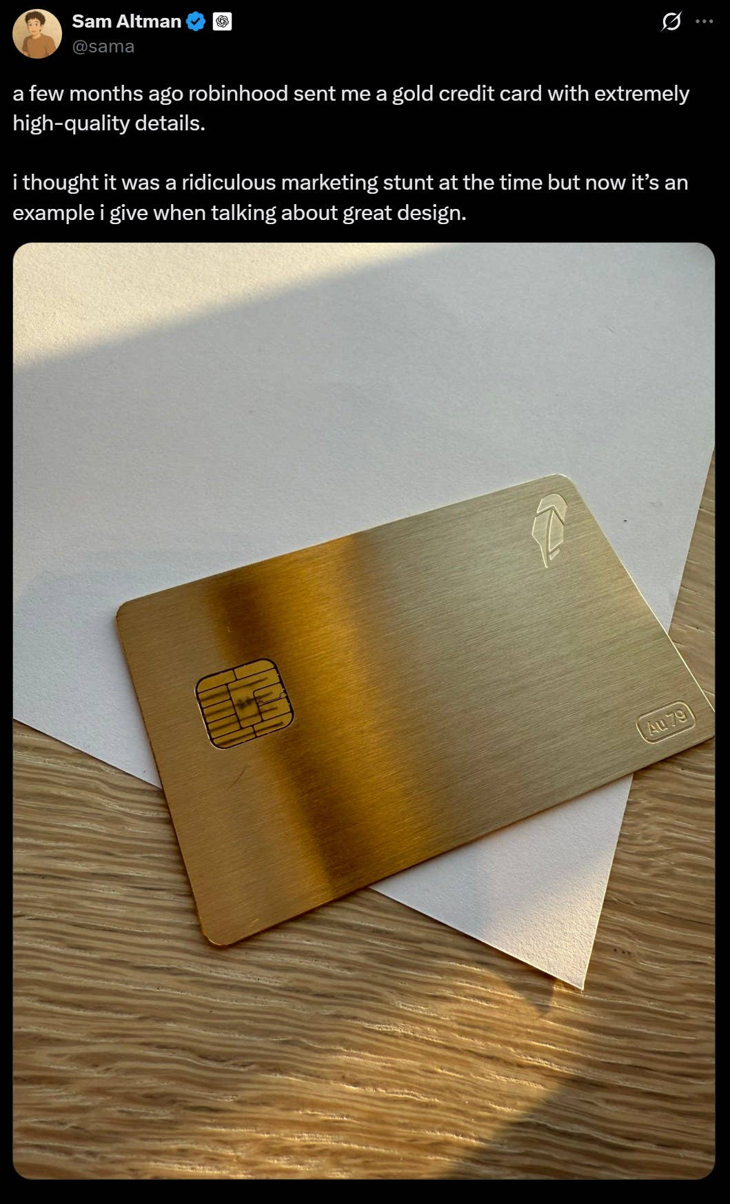 Robinhood is now offering its credit card users a ludicrous upgrade ...