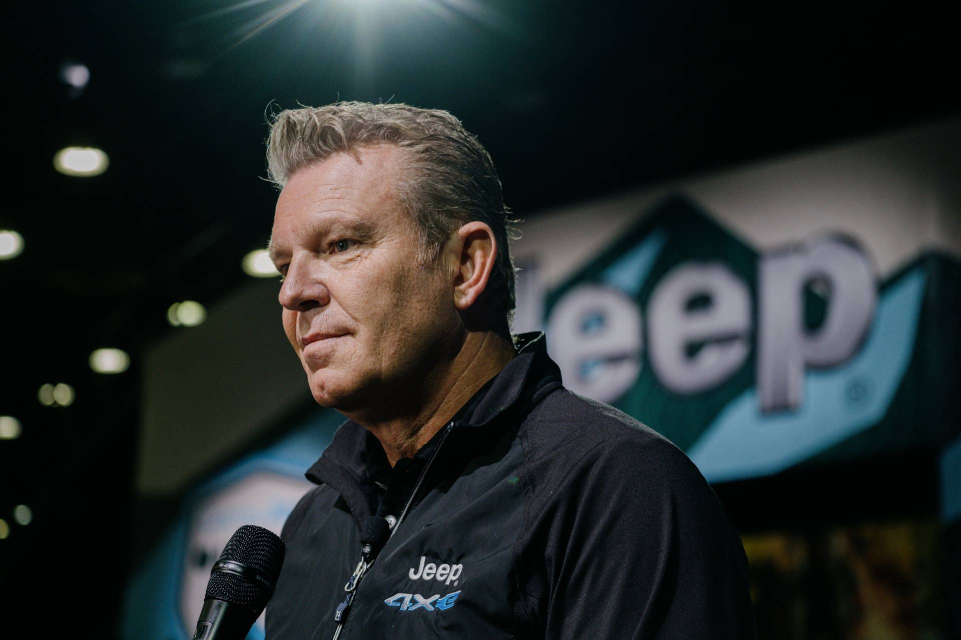Christian Meunier, chief executive officer of Jeep brand at Stellantis NV, during the 2022 North American International Auto Show (NAIAS) in Detroit, Michigan, US, on Wednesday, Sept. 14, 2022. The Detroit auto show returns this week after a three-year absence and in a downsized format, reflecting a broader shift by car companies in how they reach consumers. Photographer: Erin Kirkland/Bloomberg via Getty Images