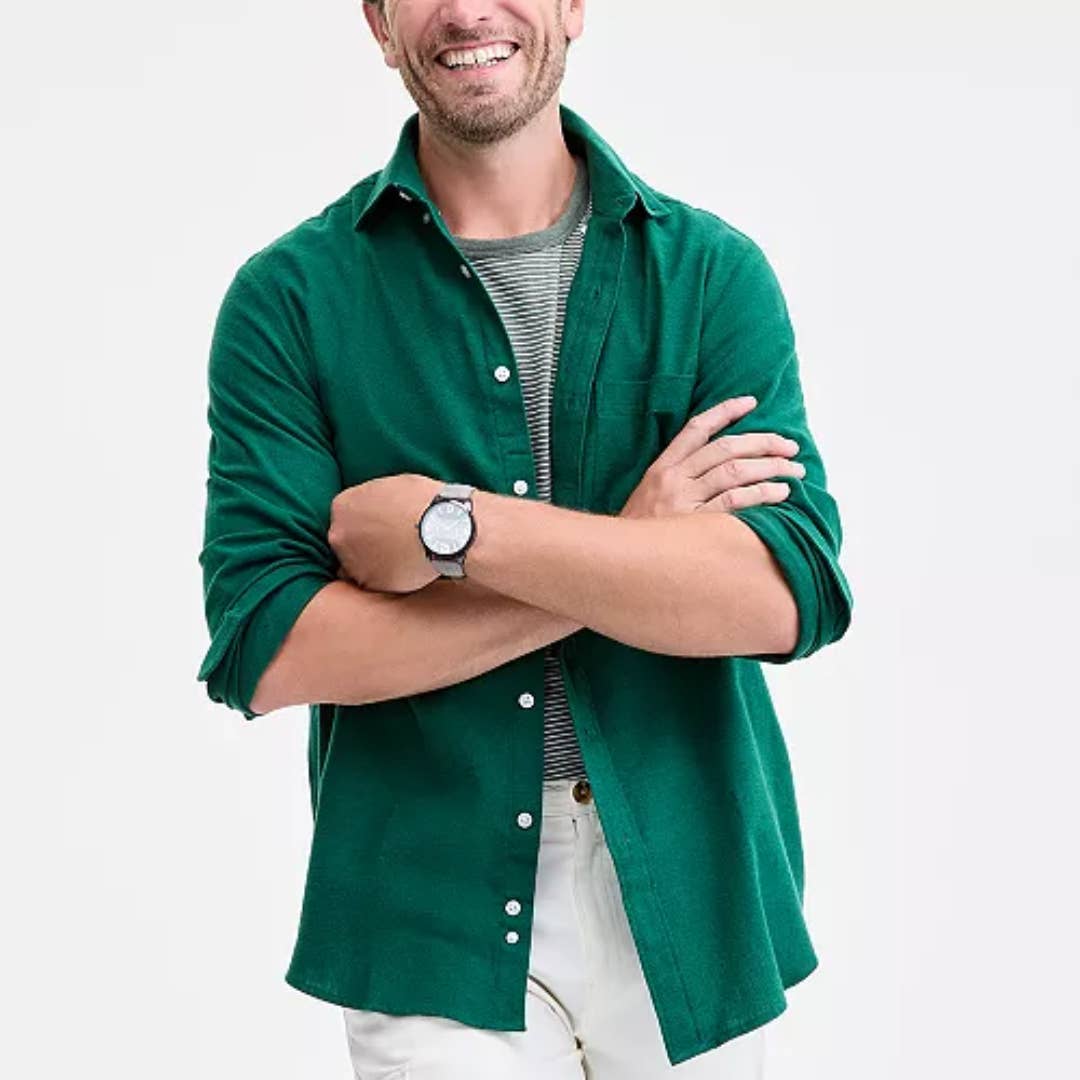 Macy's is selling a $40 flannel shirt for $10 in 7 colors