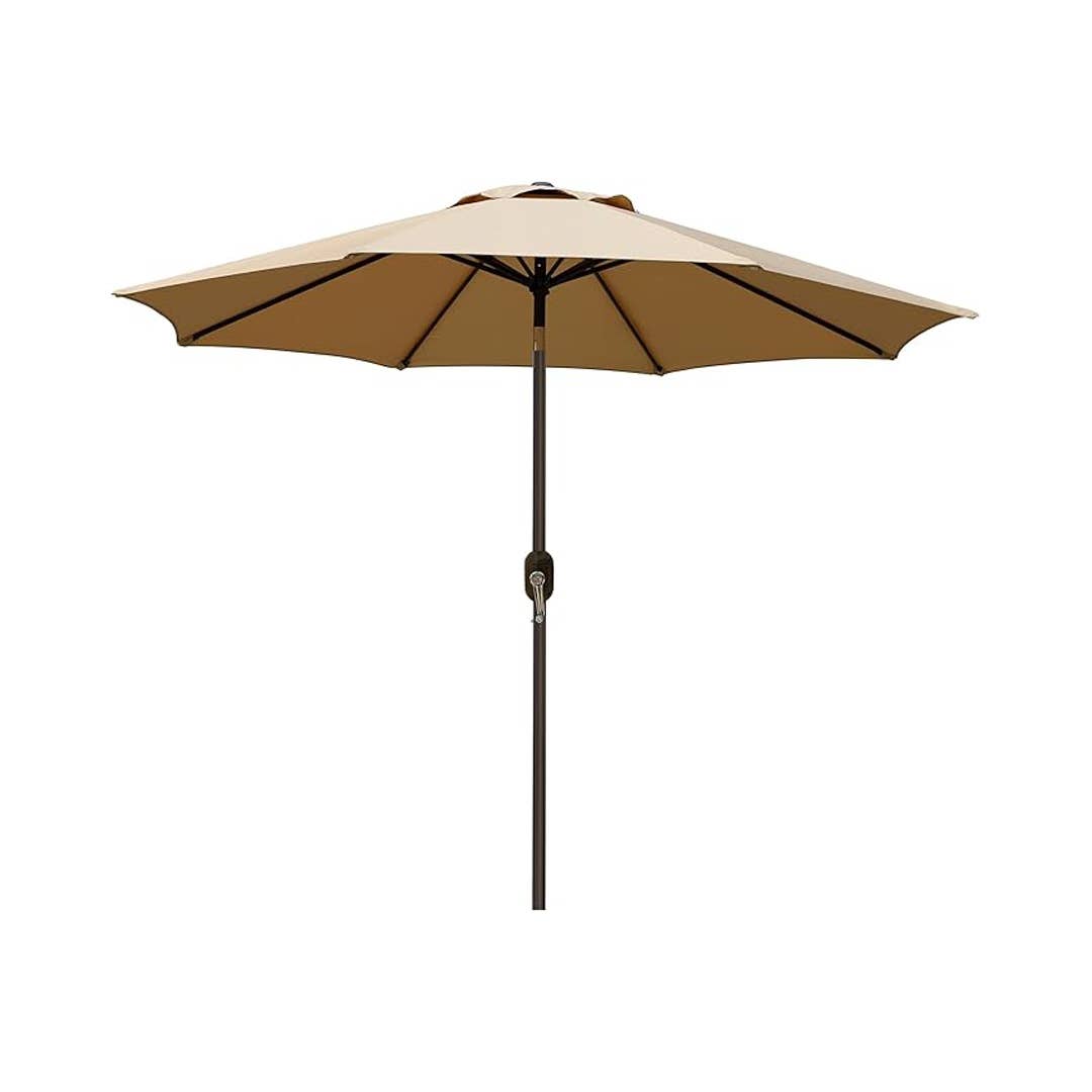 beatselling patio umbrella Amazon's bestselling $60 is on sale for $44 no personalization Umbrella with Grey, 15' The UPF 50+ and Color:Cosmo Pink Dark Heather/TNF White