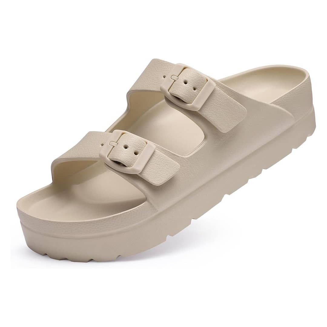 Amazon is selling platform arch-support sandals from $18 - TheStreet