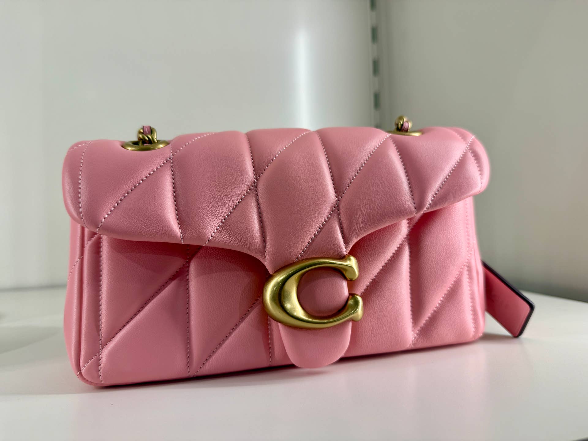 Coach's popular shoulder bag now comes in a new pink color - TheStreet