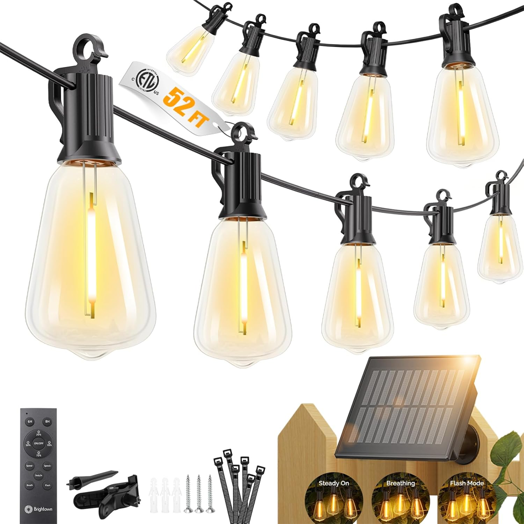Amazon has $40 outdoor solar string lights for just $14 - TheStreet