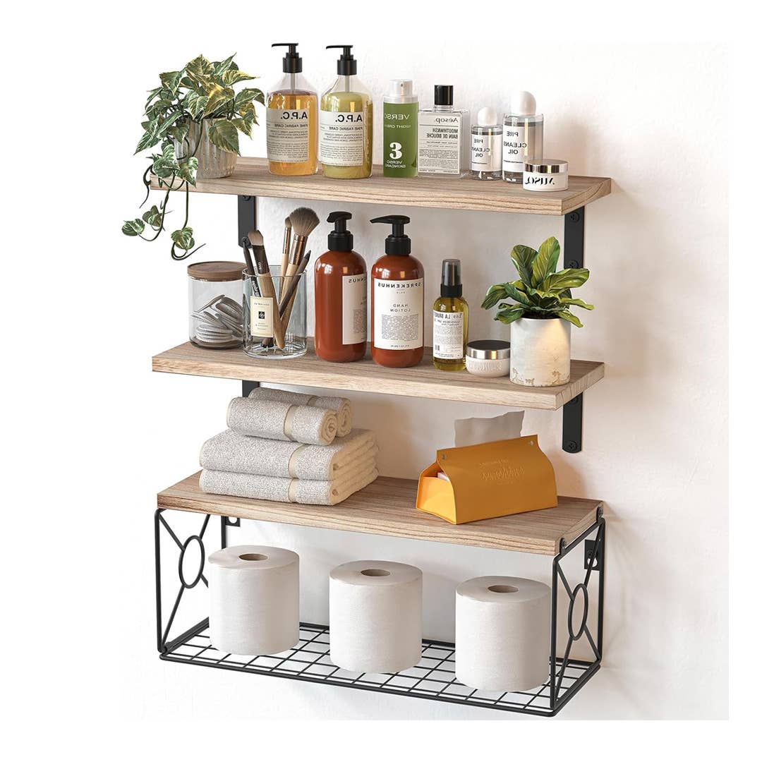 Amazon is selling a $24 set of floating shelves for $19 - TheStreet