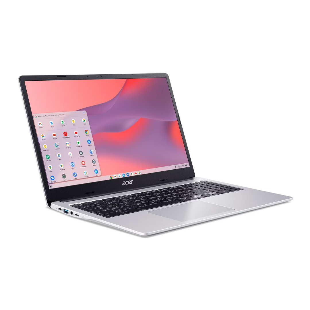 The Acer Chromebook 315 Laptop, pictured here, is available now at Walmart.