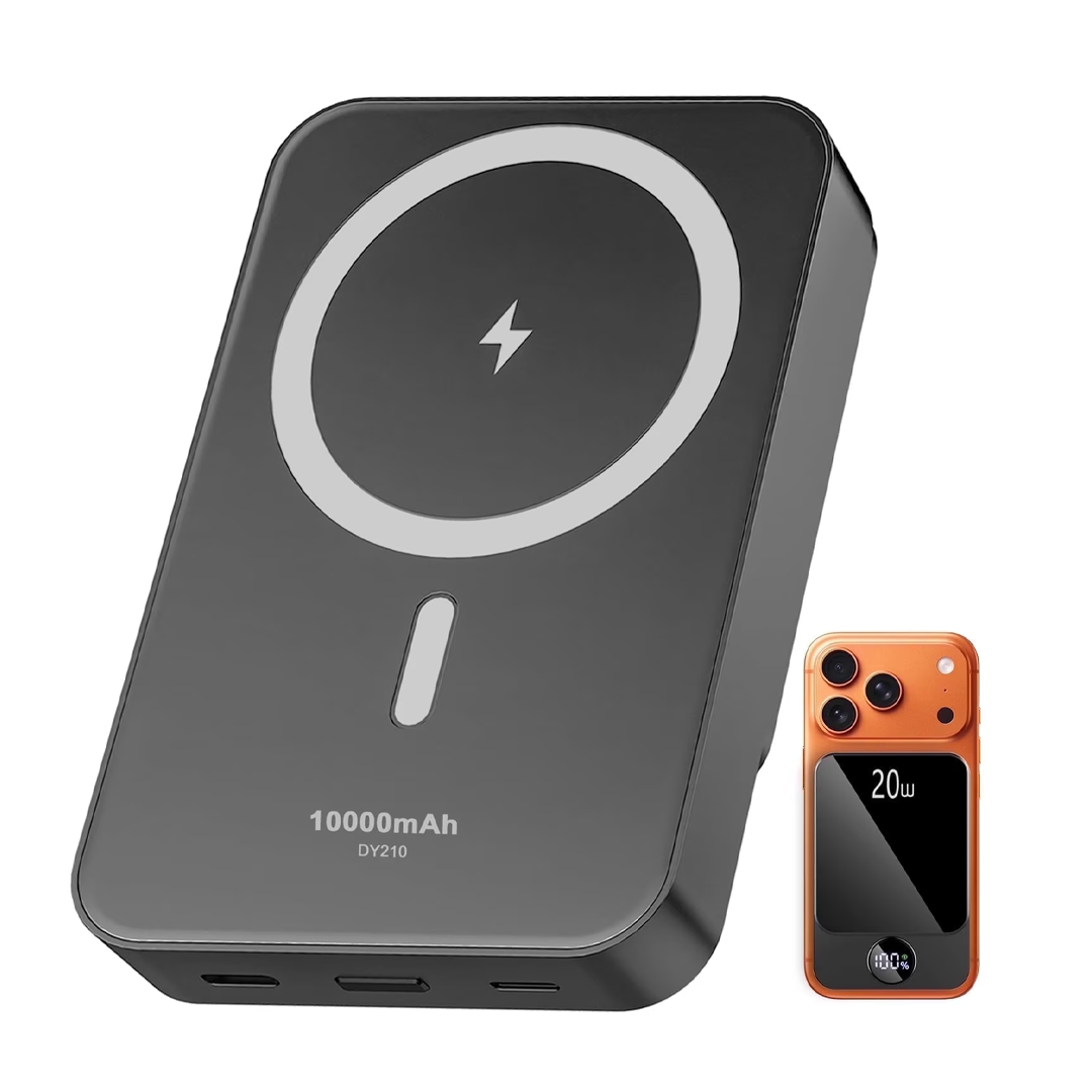 The Btootos Magnetic Wireless Portable Charger, pictured here, is available now at Walmart.