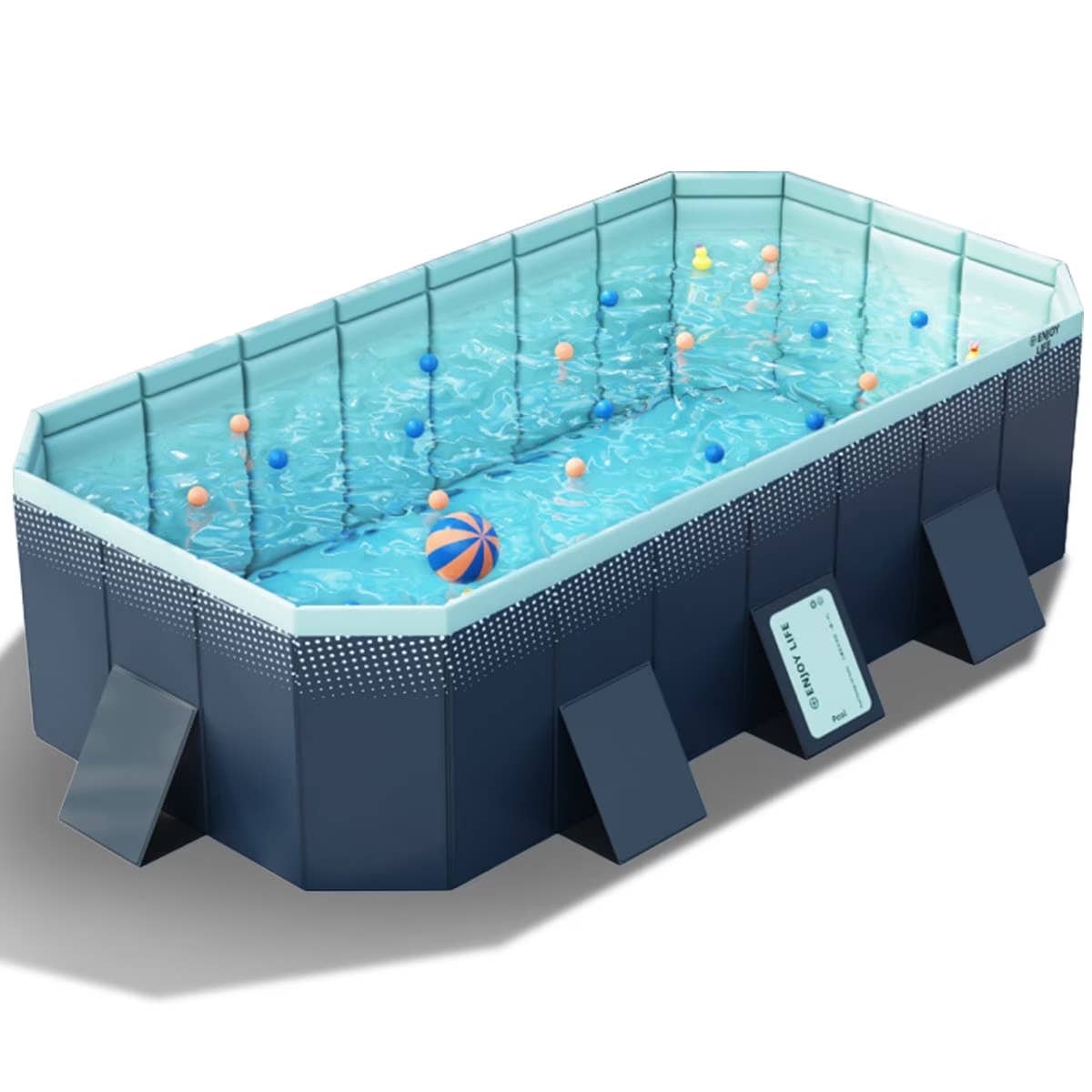 Foldable Exercise Pool Walmart's $96 foldable pool is sturdy and easy to set up - TheStreet