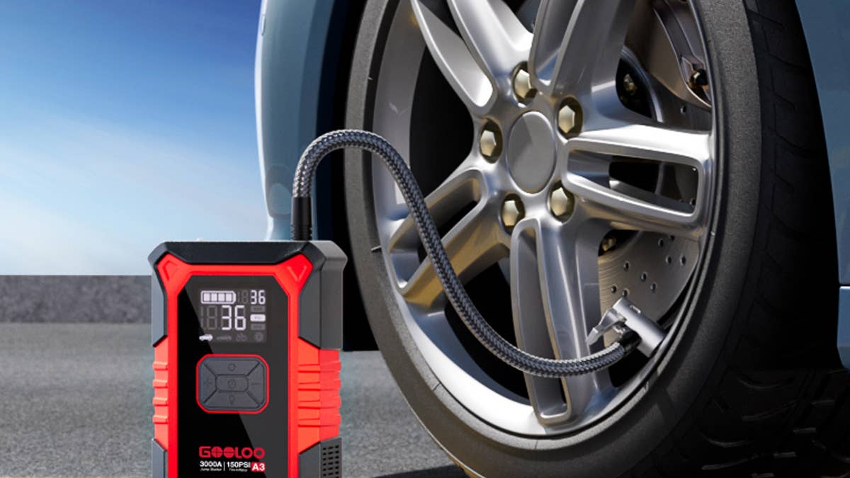 Ditch roadside assistance for a $38 tire inflator and jump starter combo