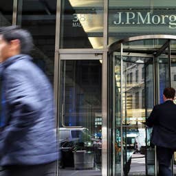 J.P. Morgan's stock price is flashing valuation warning