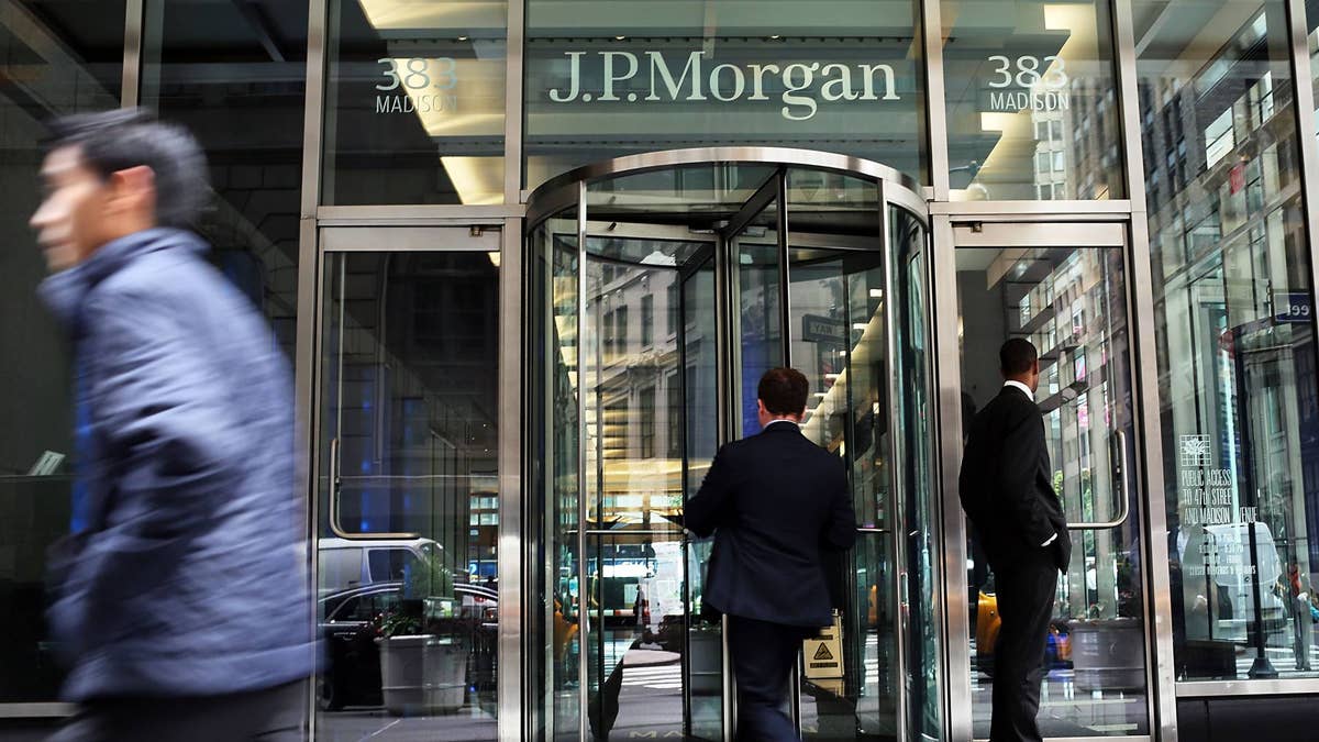 J.P. Morgan's stock price is flashing valuation warning