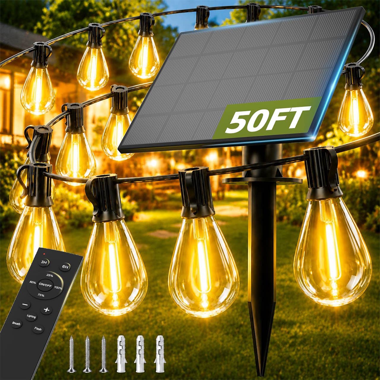 Using The String Levels Amazon's 50-foot patio lights are just $18 - TheStreet