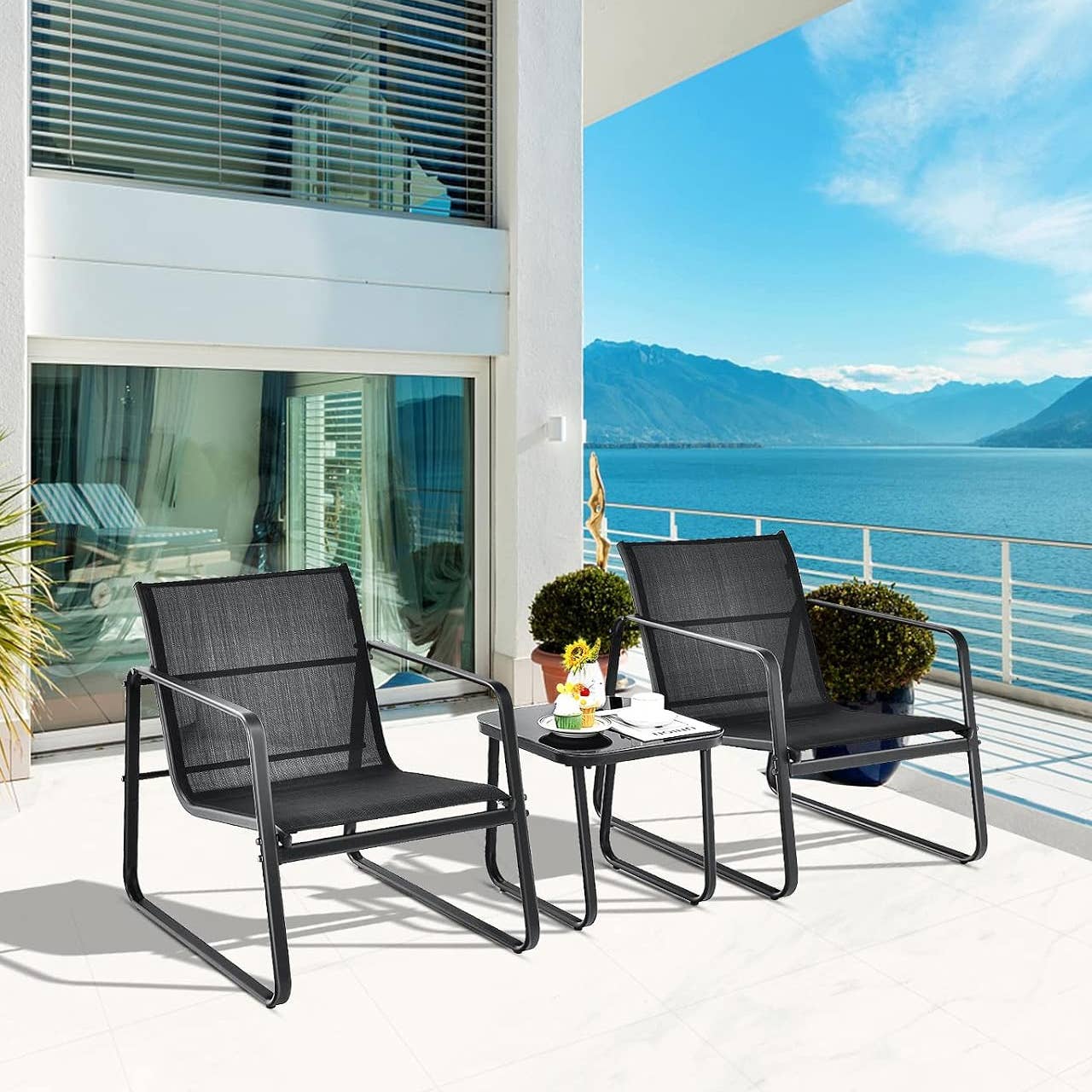 Amazon is selling a 3-Piece mesh patio set for just $70 - TheStreet