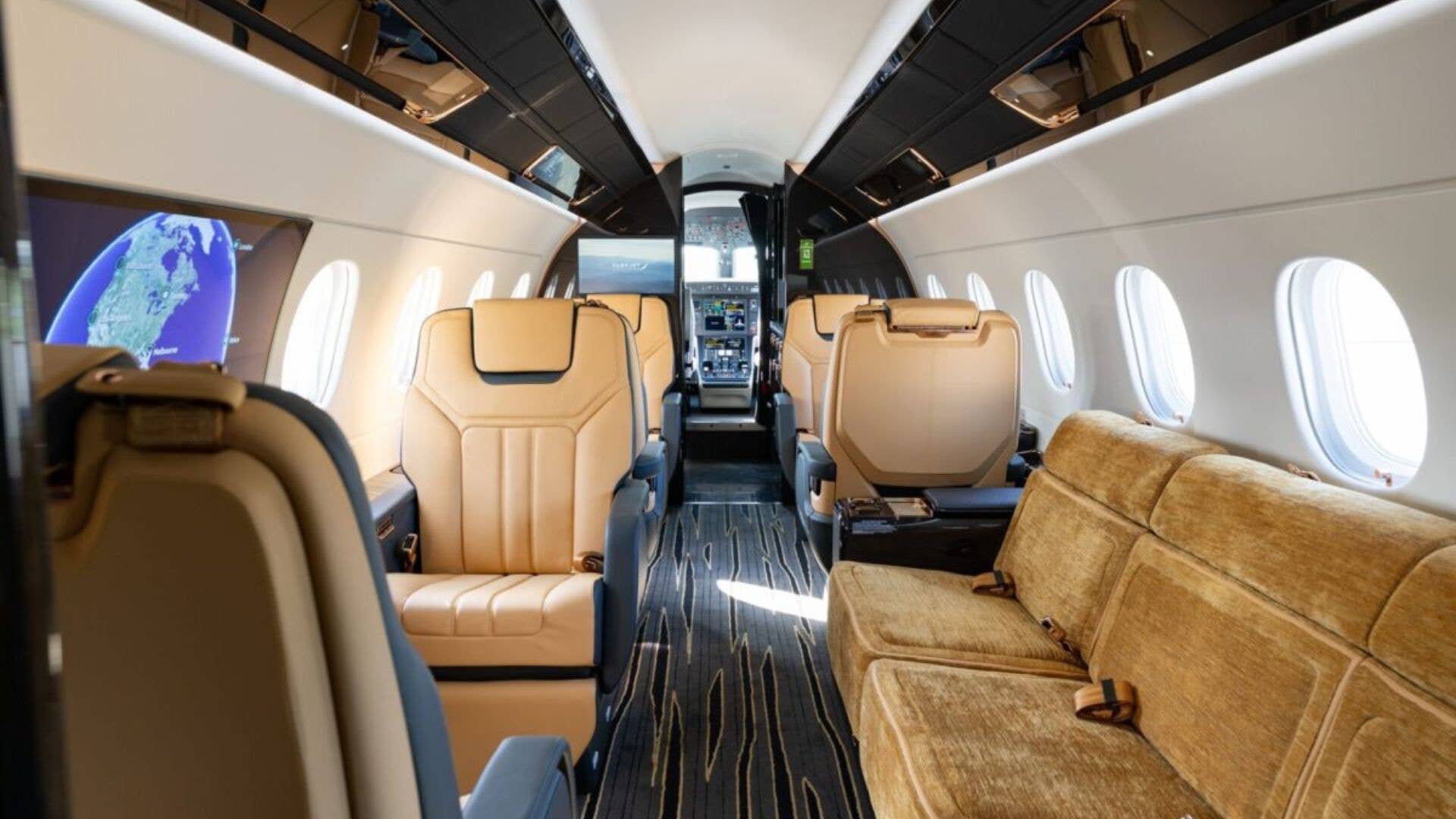 Luxury aviation company takes delivery of the fanciest new private jet ...