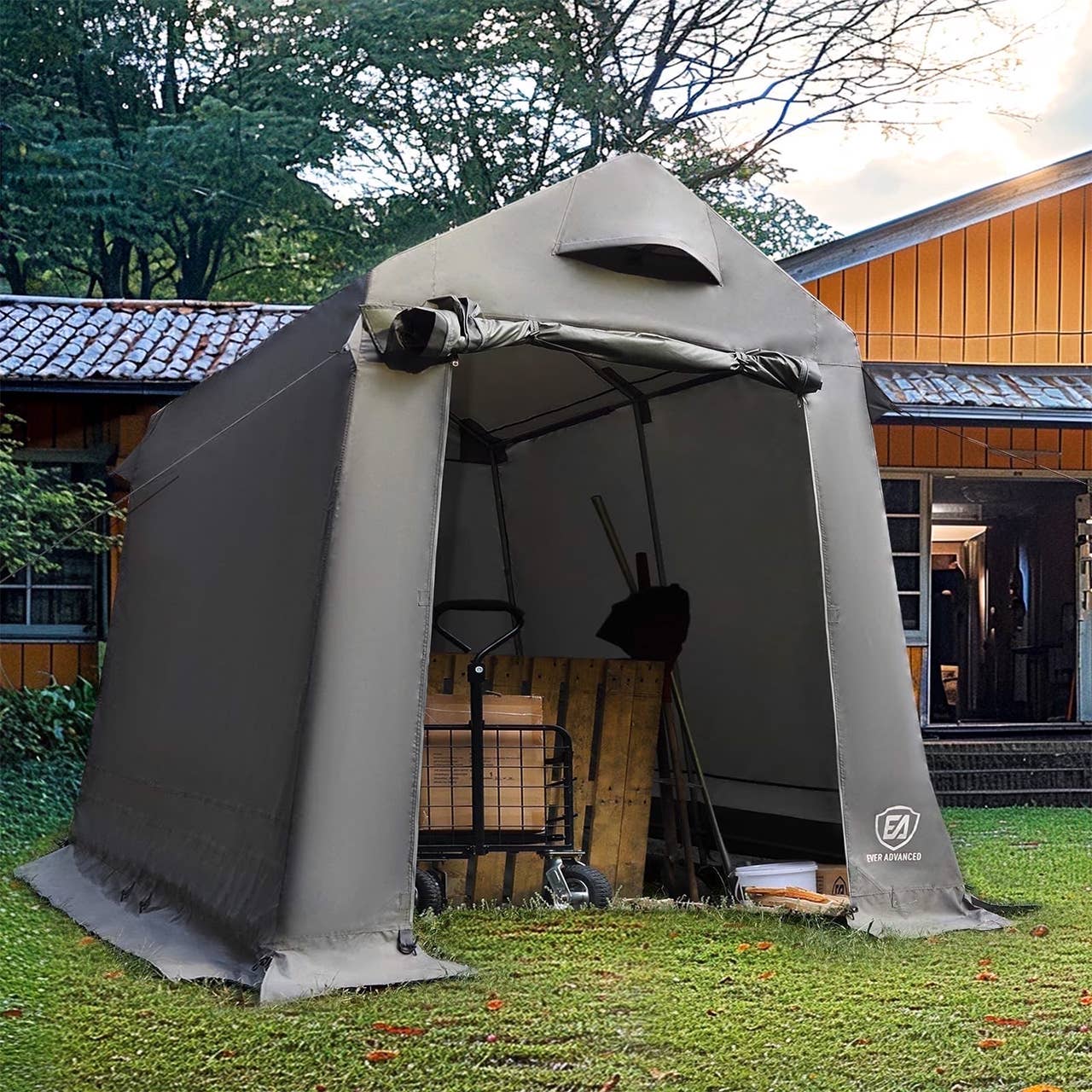 Walmart has a canopy storage shed for only $90 - TheStreet