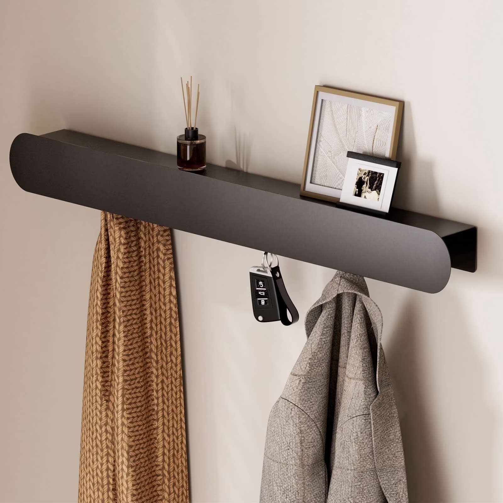 Wall Moount Rack Walmart has a wall-mounted coat rack with a shelf for $20 - TheStreet