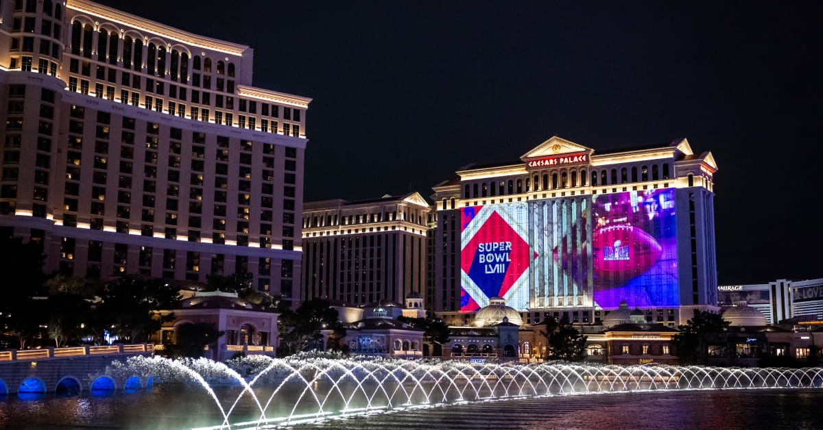 The Las Vegas Strip faces a massive - Nfl Feb 09 Super Bowl Lviii Las Vegas Strip 