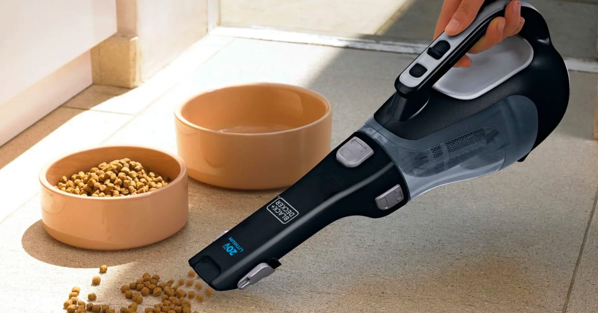 BLACK+DECKER Furbuster Handheld Cordless Vacuum Cleaner for Pets