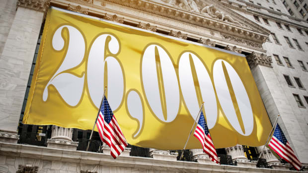 Dow Soars 322 Points to New Record, Exploding Past 26,000