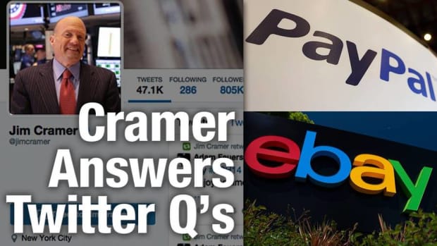 Jim Cramer Says Own Ebay as a Way to Play Its Split with Paypal