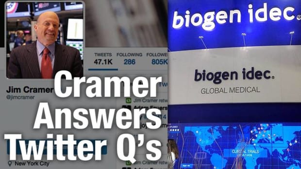 Cramer: Biogen's Horseman May Have Fallen Off, I Like Others More
