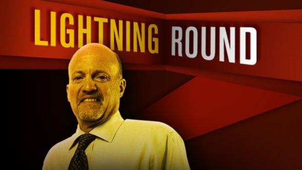 'Mad Money' Lightning Round: Buy, Buy, Buy CBS When Stock Comes Down
