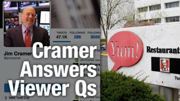 Jim Cramer Hungry for Shares in Yum Brands, McDonald's in 2016