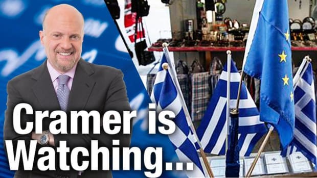 Jim Cramer Is Keeping a Close Eye on Greece and China