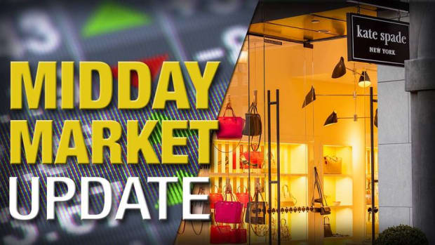 Midday Report: Kate Spade Jumps on Sales Spike; Stocks Slip