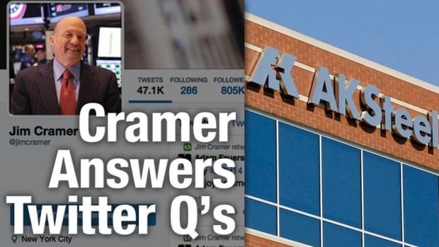 Cramer: AK Steel Is a Casualty of the Euro, Celgene Is Not a Sell