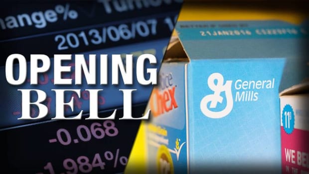 U.S. Stocks Open Higher; General Mills Reports Higher Profits