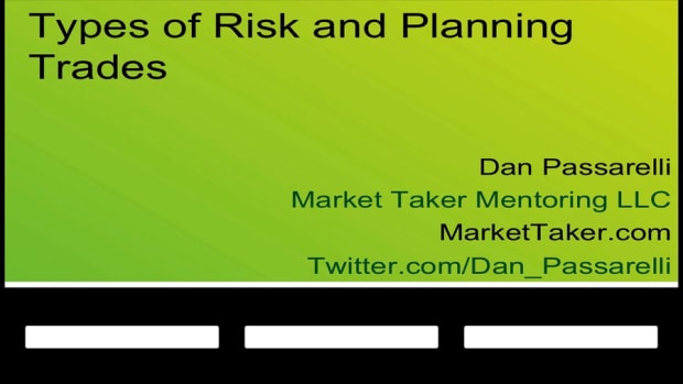 Types of Risk and Planning Trades