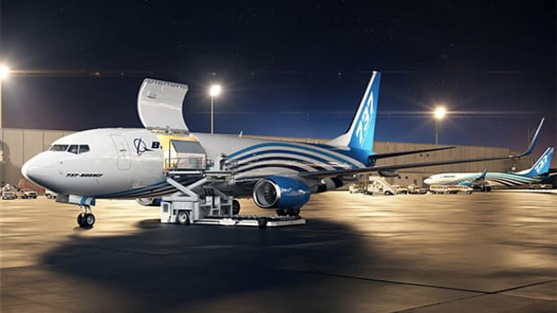 Take a Look at Boeing's New 737-800 Converted Freighter