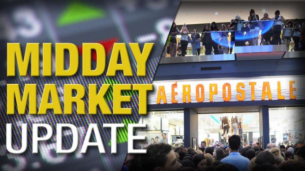 Midday Report: Aeropostale Broaches Sales; Stocks at 2016 Highs