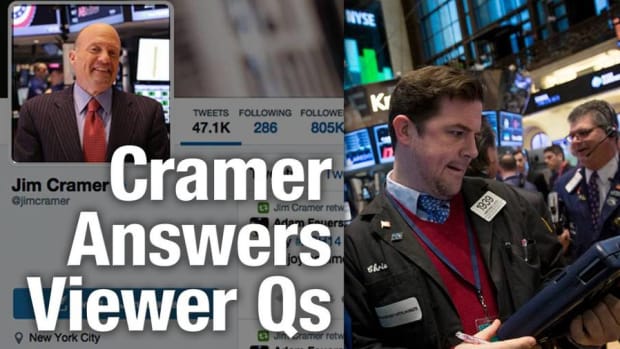 Jim Cramer Says Don't Rush in to Buy Stocks in Monday Selloff