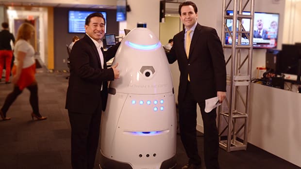 Security Robots Patrolling a Mall Near You