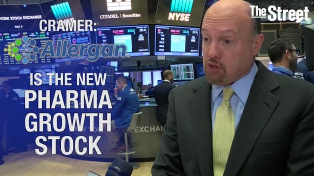 Cramer: Allergan Is the New Pharma Growth Stock