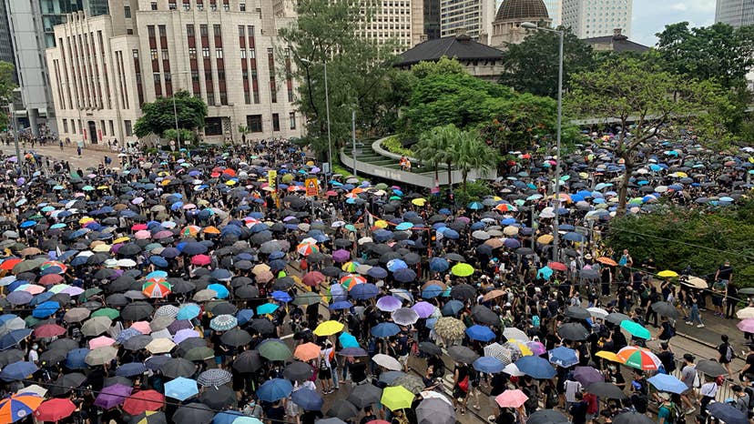 The Hong Kong political situation and trade tensions with China will likely continue to affect U.S. business activity.