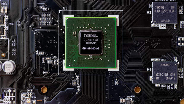 Photo of Nvidia GTX 750 graphics card.
