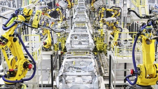 A view of the production line. Evergrande Group said it has put its first-ever electric vehicle, the Nevs 93, into production. Photo: handout