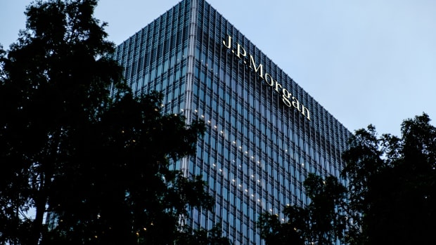 JP Morgan building in London